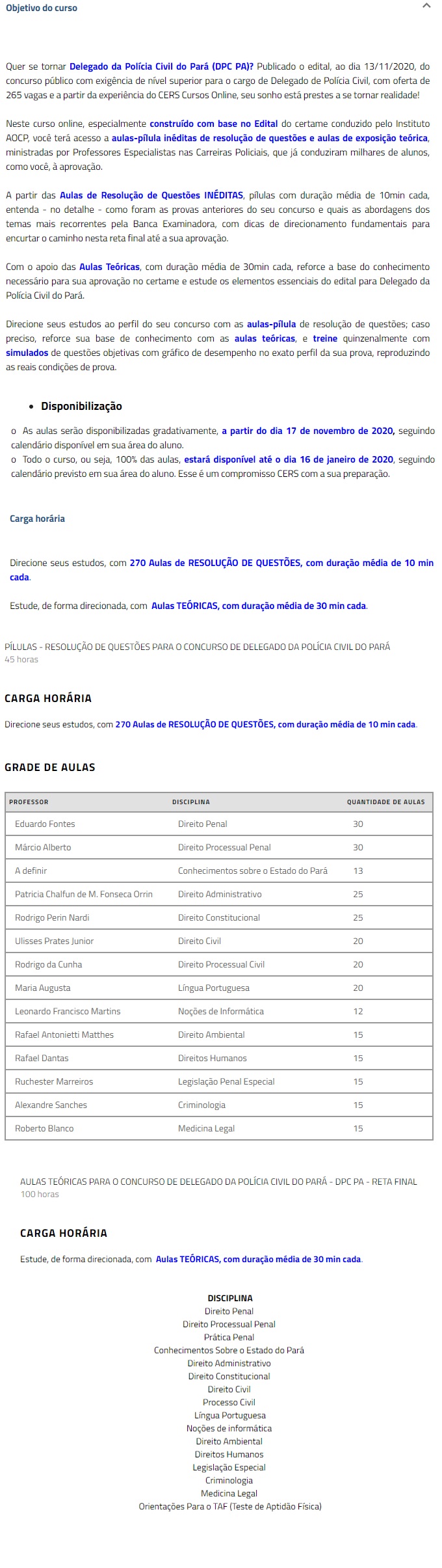 PC PA - Delegado - RETA FINAL (CERS 2020.2)Polícia Civil do Pará 4